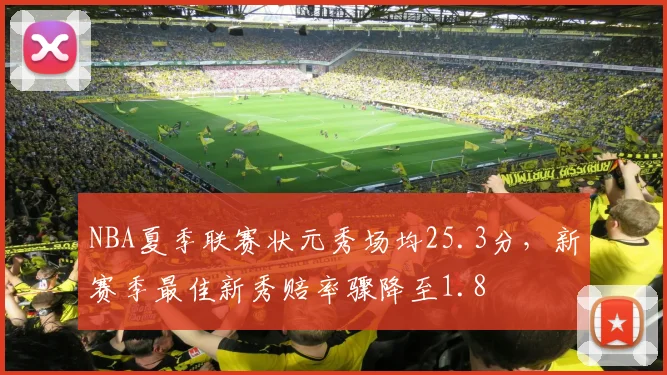 NBA夏季联赛状元秀场均25.3分，新赛季最佳新秀赔率骤降至1.8